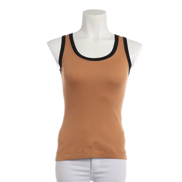 Top, in Hellbraun, Baumwolle, Marc Cain