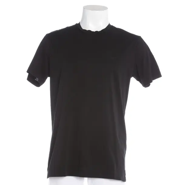 T-Shirt, in Schwarz, Baumwolle, Emporio Armani