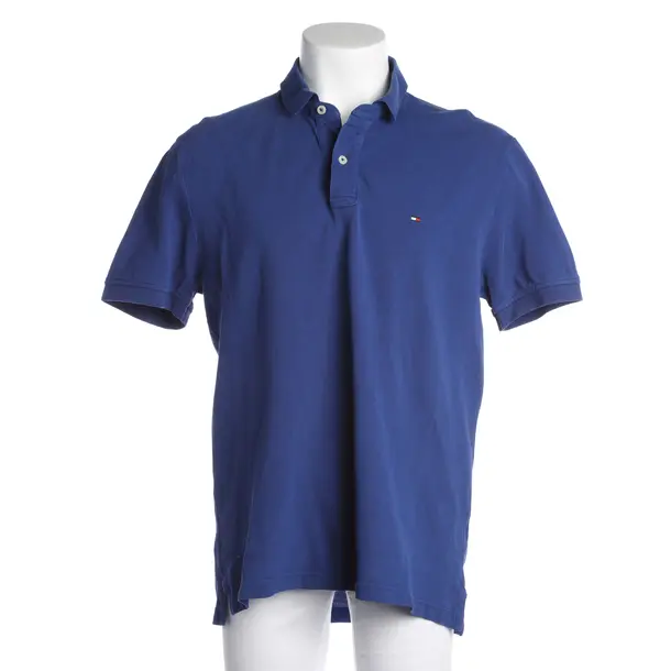 Poloshirt, in Blau, Baumwolle, Tommy Hilfiger