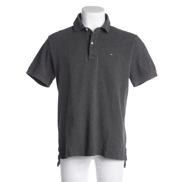 Poloshirt, in Grau, Baumwolle, Tommy Hilfiger