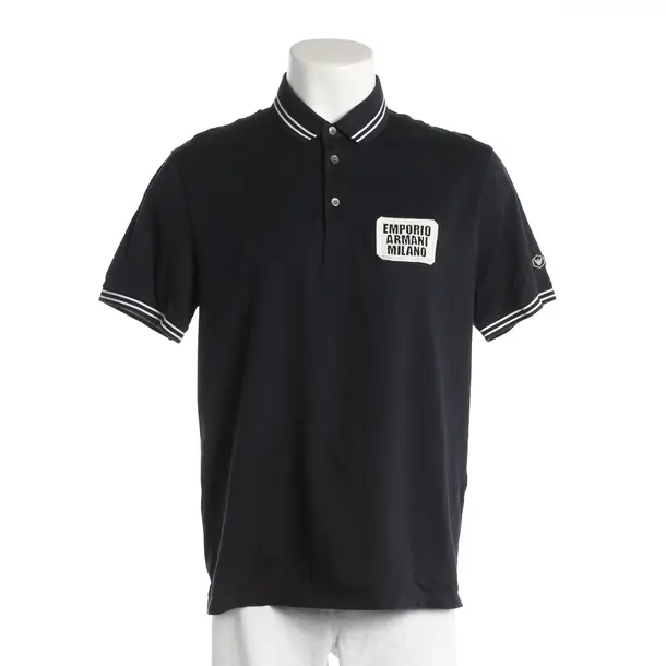Poloshirt, in Navy, Baumwolle, Emporio Armani