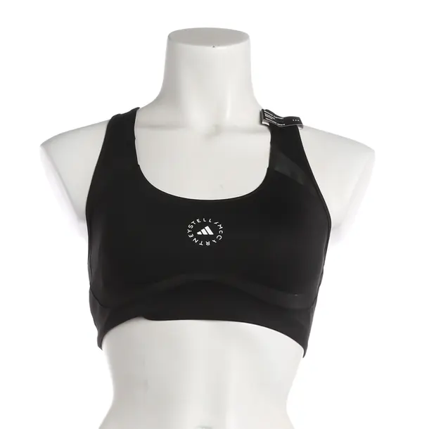 Top, in Schwarz, Polyester, Adidas by Stella McCartney