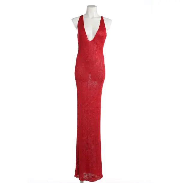 Cocktail Dress, in Red, Polyester, Bananhot