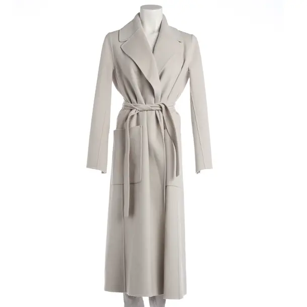 Cappotto mezza stagione, in Grigio chiaro, Lana, Max Mara