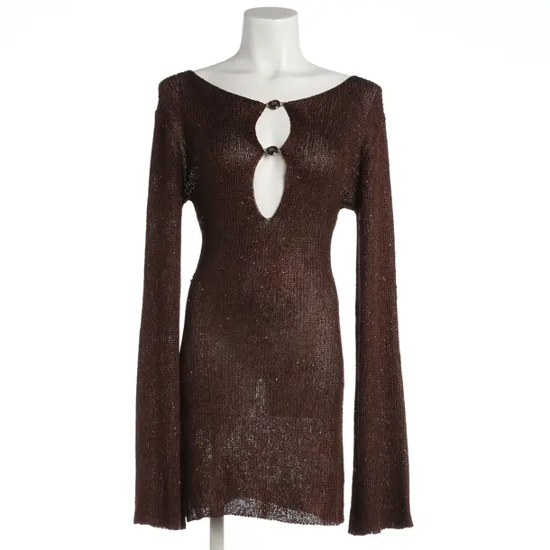 Cocktail Dress, in Brown, Polyester, Bananhot
