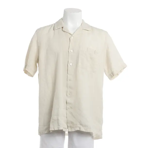 Hemd, in Beige, Leinen, Canali