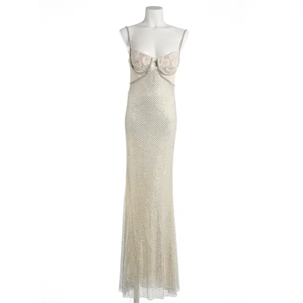Cocktail Dress, in Beige, Polyester, self-portrait