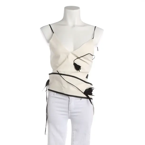 Top, in Beige, Cotton, Jacques Wei