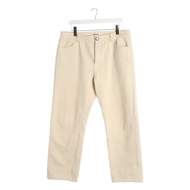 Jeans Straight Fit, in Beige, Baumwolle, Jil Sander