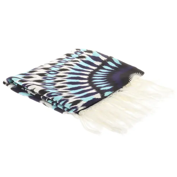 Towel, in White, Cotton, Valentino