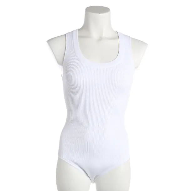 Bodysuit, in White, Viscose, Alaia