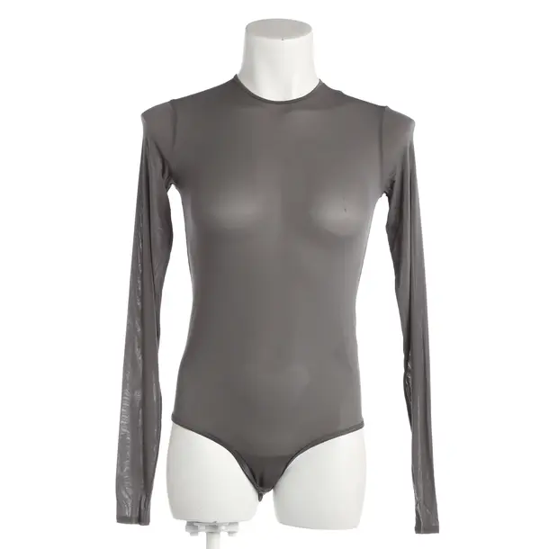 Bodysuit, in Gray, Viscose, Wardrobe.NYC