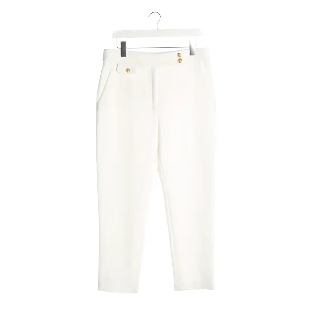 Pantaloni, in Bianco, Poliestere, Veronica Beard
