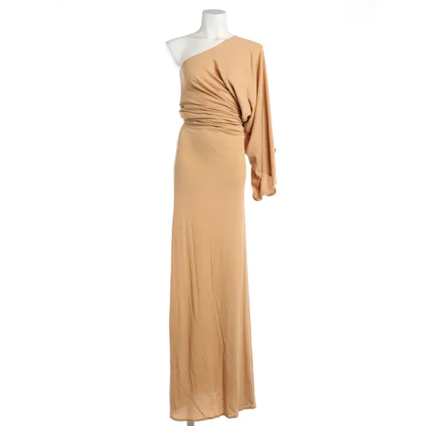 Abito da cocktail, in Marrone chiaro, Cotone, Interi studi