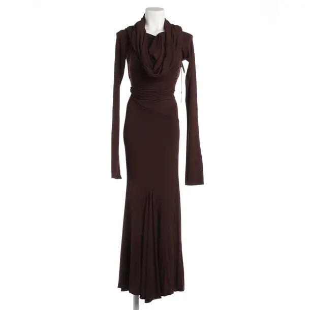 Cocktail Dress, in Dark Brown, Viscose, Entire Studios