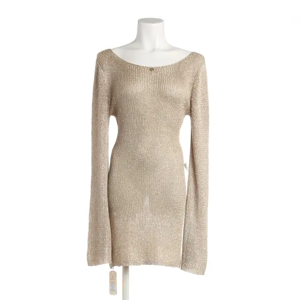 Cocktail Dress, in Gold, Polyester, Bananhot