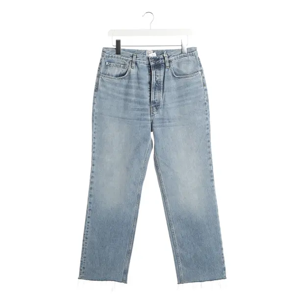 Jeans straight fit, in Blu, Cotone, Totême