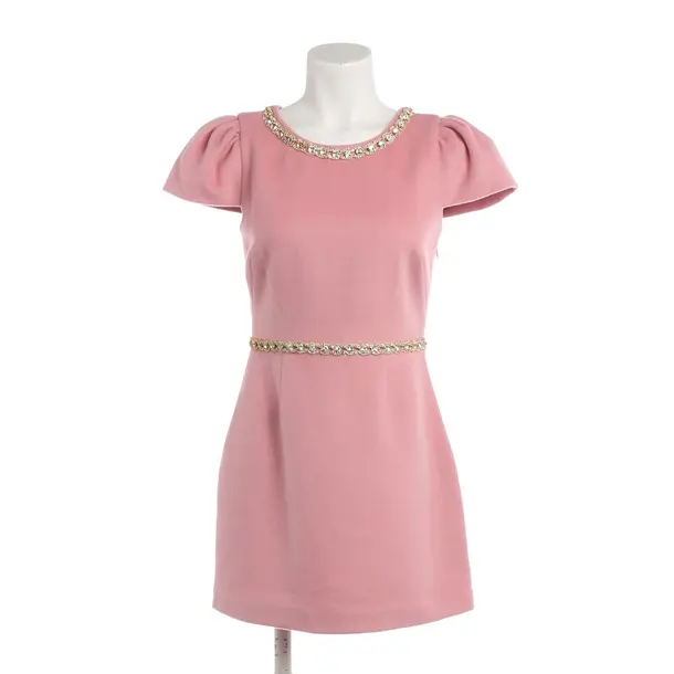 Cocktailkleid, in Hellrosa, Wolle, LoveShackFancy