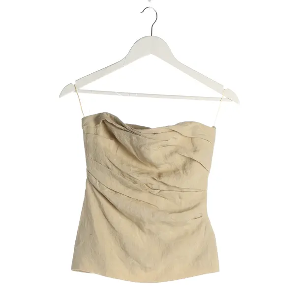 Top, in Beige, Leinen, Tove