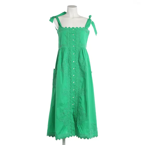 Dress, in Green, Cotton, Juliet Dunn