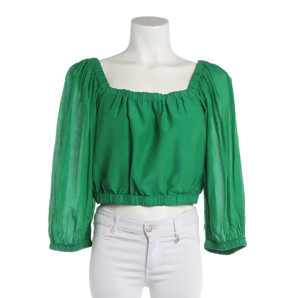 Camicetta, in Verde, Cotone, Velluto di Graham and Spencer