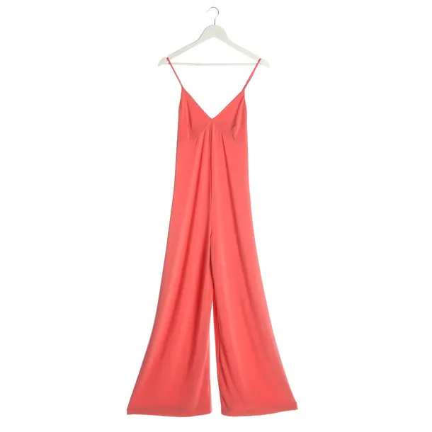 Jumpsuit, in Hellrot, Polyester, Norma Kamali