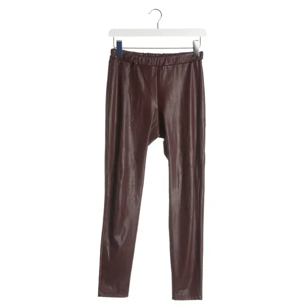 Pants, in Bordeaux, Polyester, Max Mara