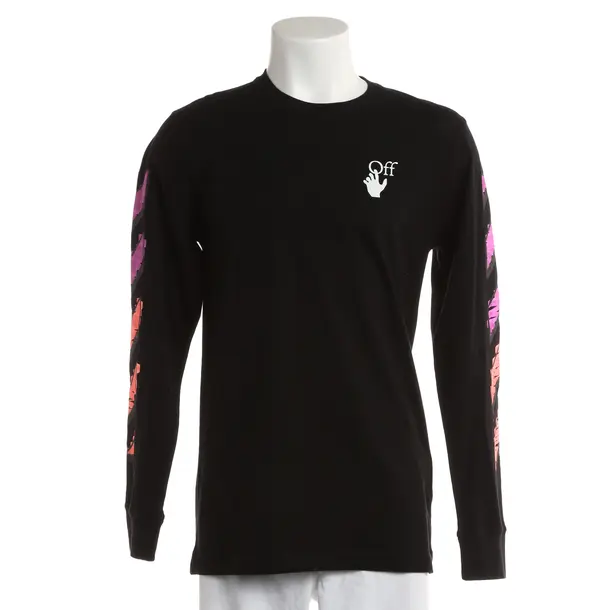 Manica lunga, in Multicolore, Cotone, Bianco sporco