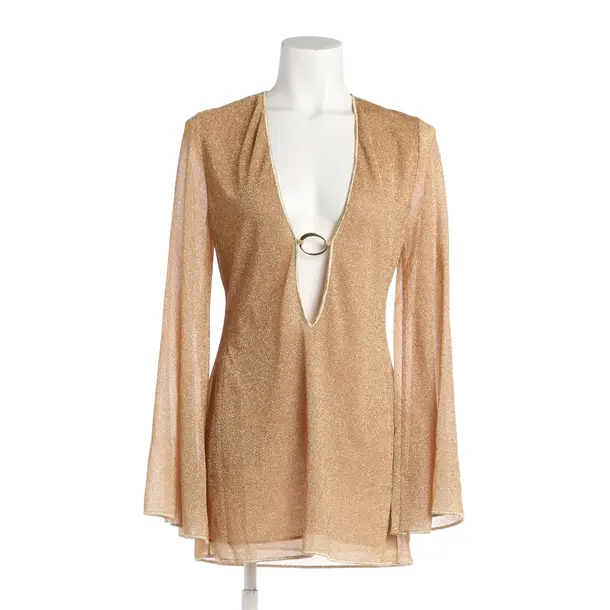 Cocktail Dress, in Gold, Polyamide, Oséree