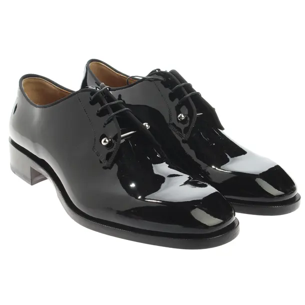 Lace Up Shoes, in Black, Christian Louboutin