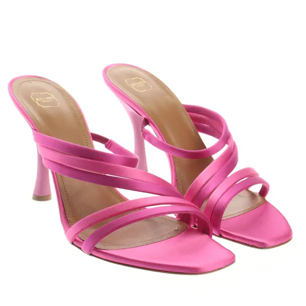 Heeled Sandals, in Light Pink, Malone Souliers
