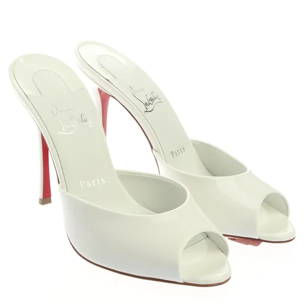 Sandaletten, in Weiß, Christian Louboutin