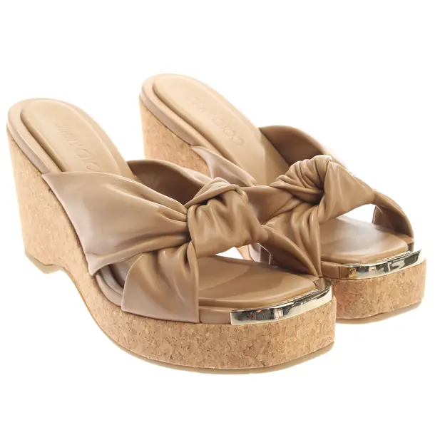 Wedges, in Hellbraun, Jimmy Choo