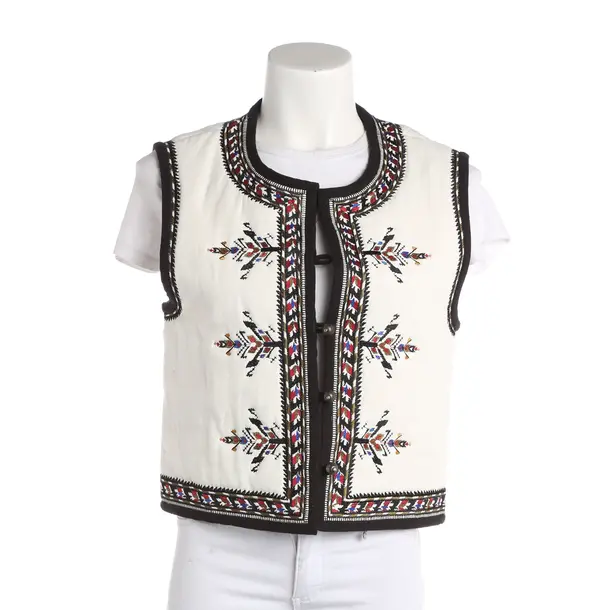 Vest, in Cream, Viscose, Isabel Marant