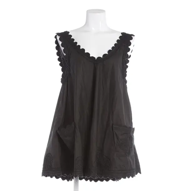 Dress, in Black, Cotton, Juliet Dunn