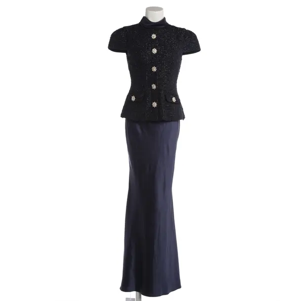 Cocktailkleid, in Navy, Polyester, self-portrait