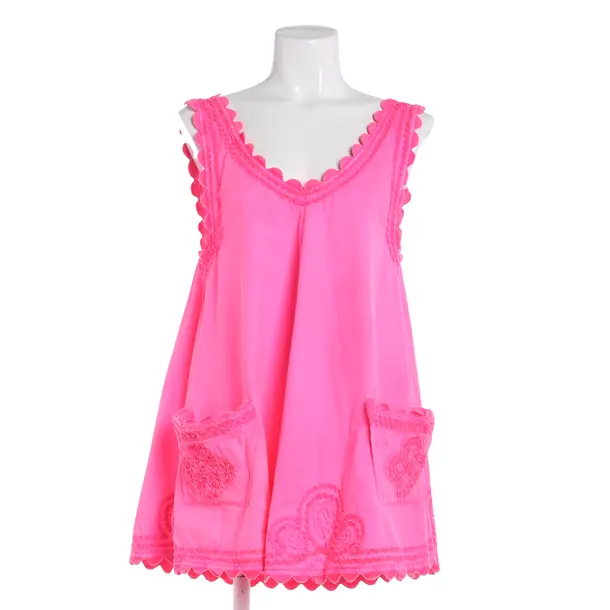 Kleid, in Neon Pink, Baumwolle, Juliet Dunn