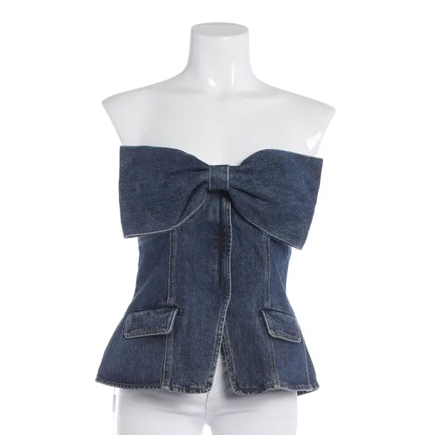 Top, in Blue, Cotton, self-portrait