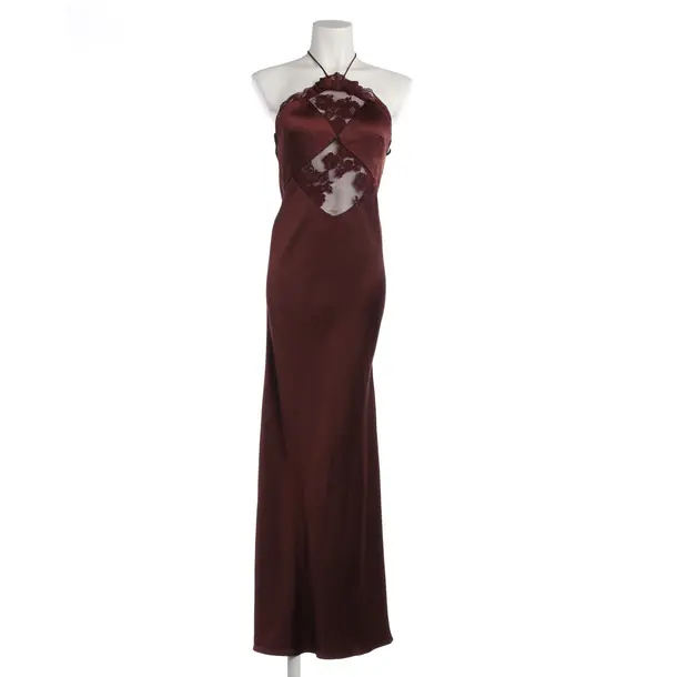 Cocktail Dress, in Brown, Polyester, self-portrait