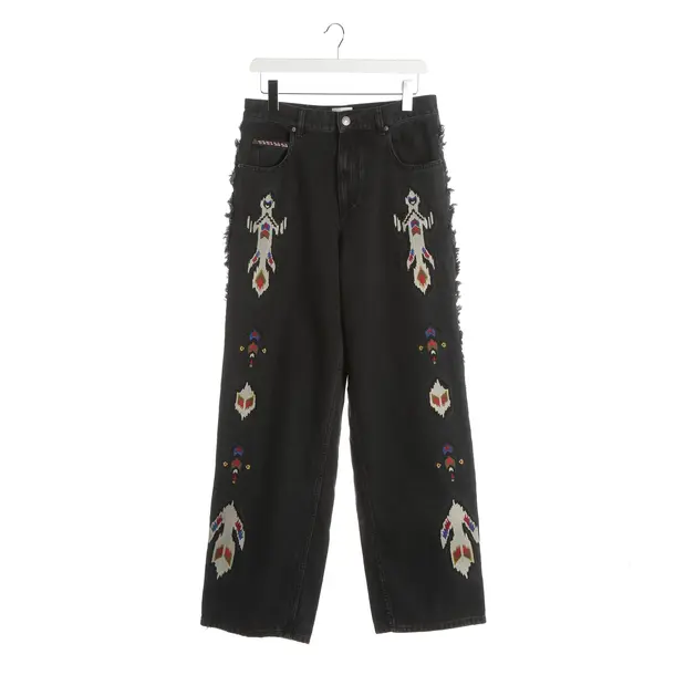 Jeans Straight Fit, in Grau, Baumwolle, Isabel Marant Étoile