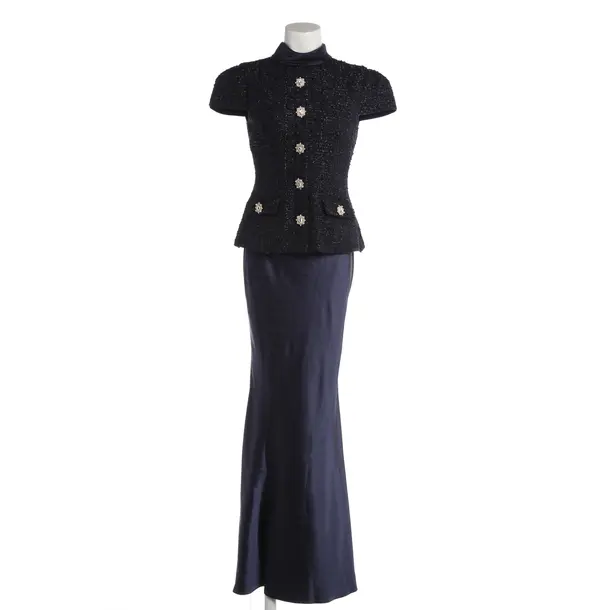 Cocktailkleid, in Navy, Polyester, self-portrait