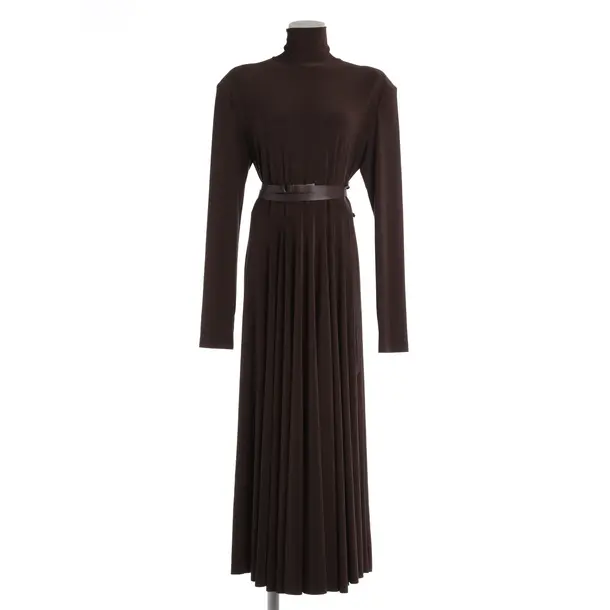 Cocktailkleid, in Dunkelbraun, Polyester, Norma Kamali