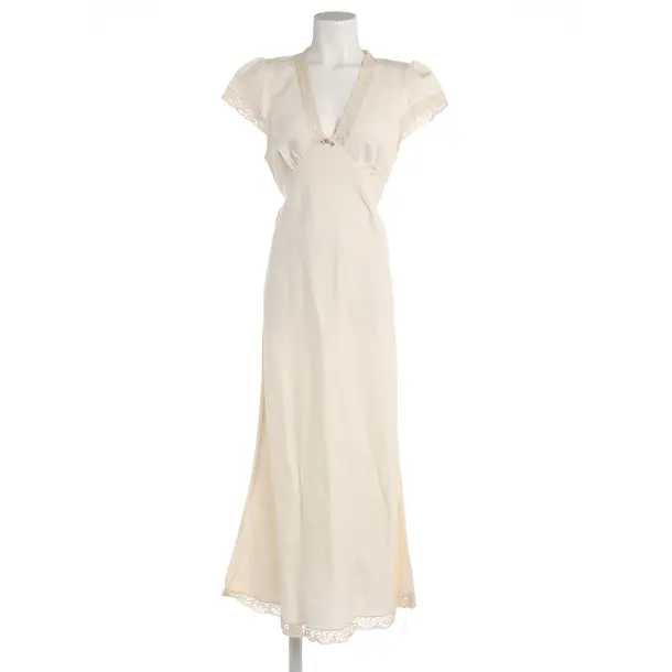 Cocktail Dress, in Beige, Linen, Rixo
