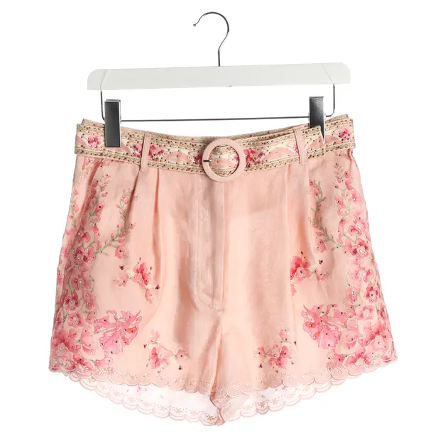 Shorts, in Light Pink, Linen, Camilla