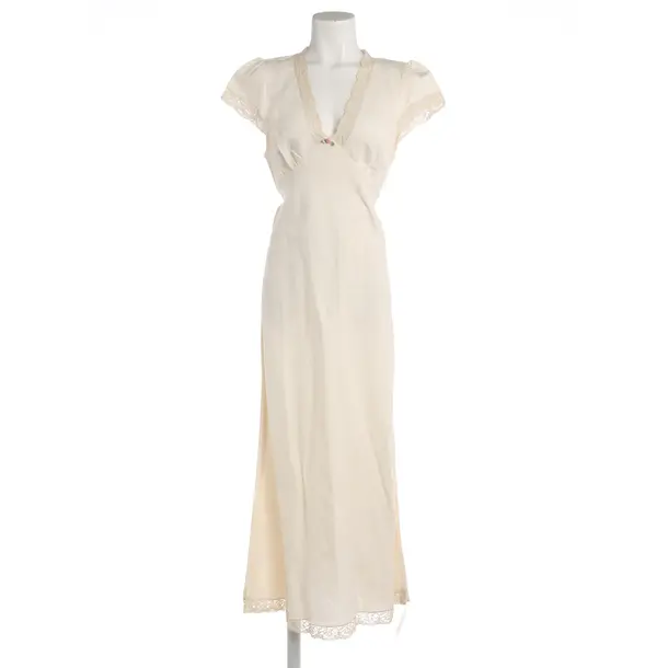 Cocktailkleid, in Beige, Leinen, Rixo