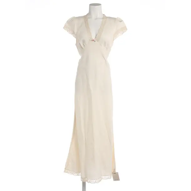 Cocktail Dress, in Beige, Linen, Rixo