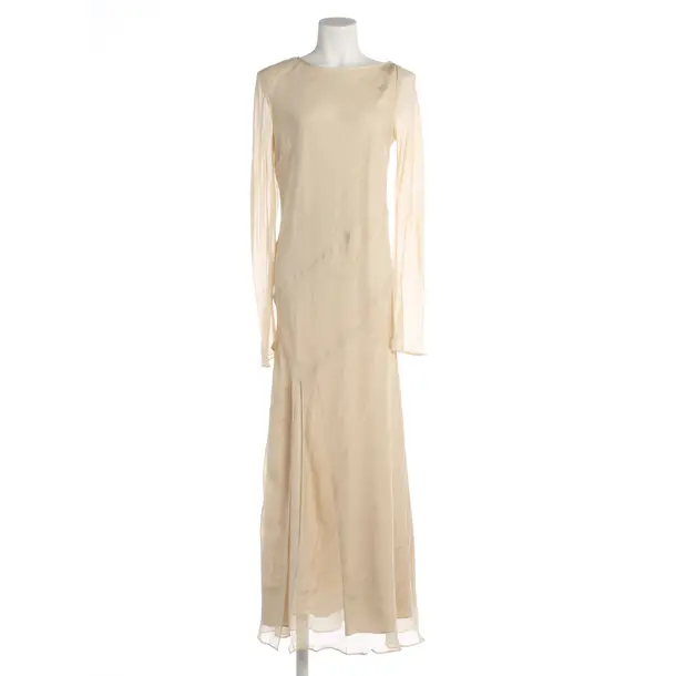 Cocktail Dress, in Cream, Polyester, SIR