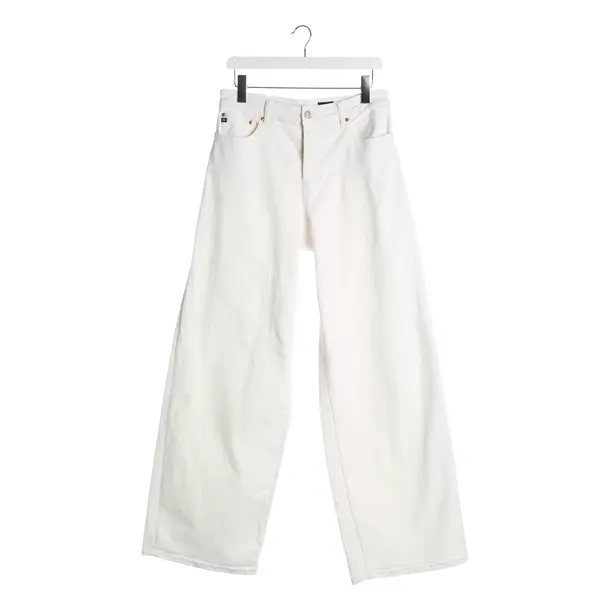 Pants, in Cream, Cotton, AG Jeans
