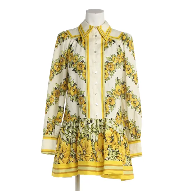 Dress, in Yellow, Linen, Alémais