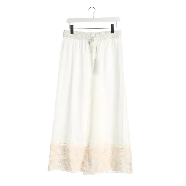 Hose, in Cream, Leinen, Alémais